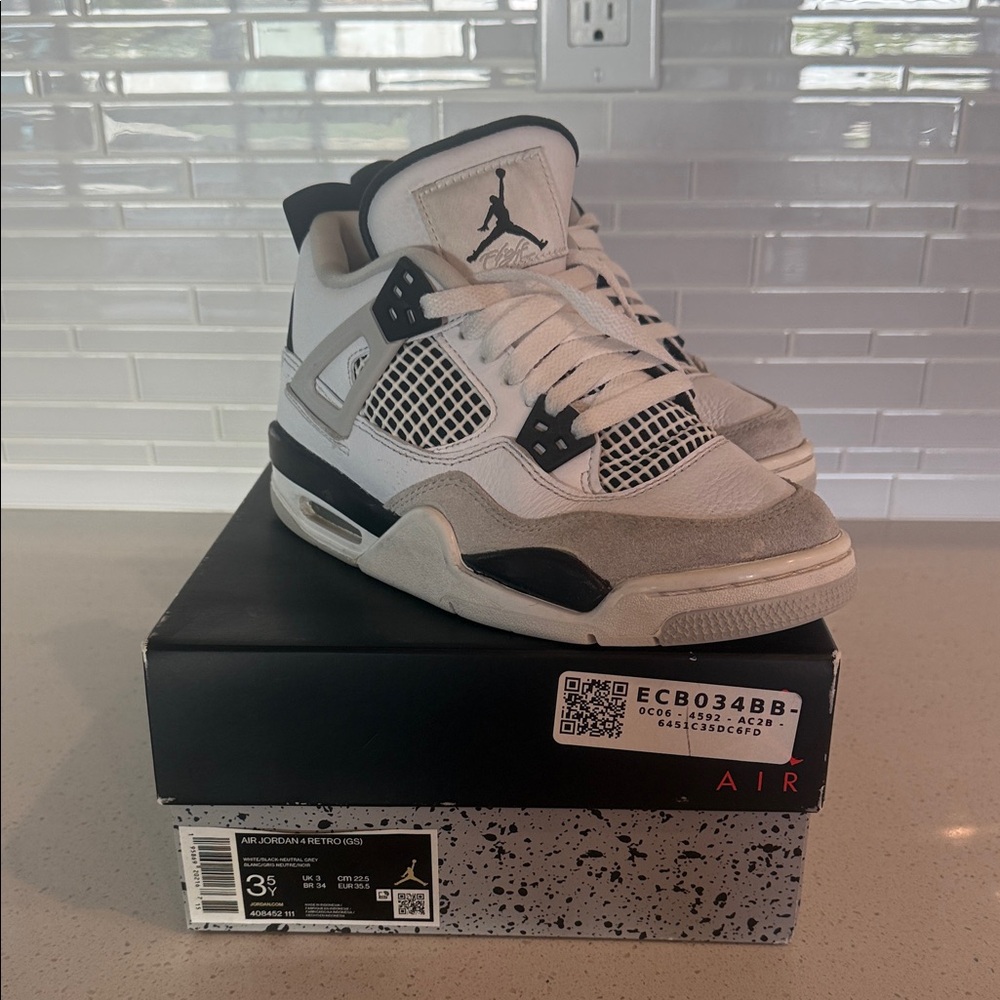 Jordan Kids Sneakers White and Black